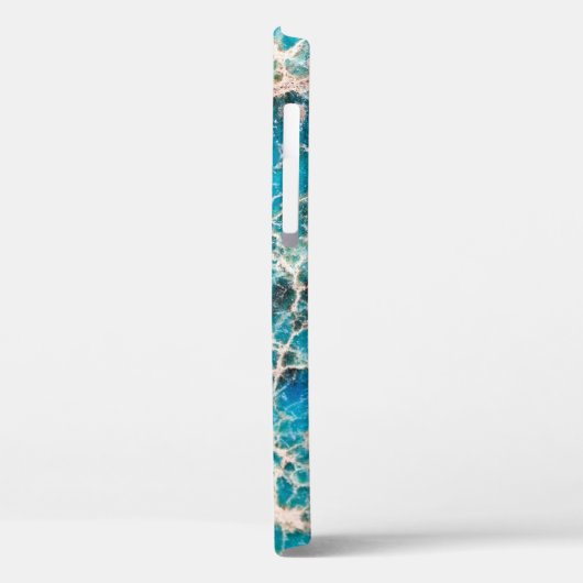 Gemstone Series - Stylish Turquoise Roadmap Hoesje (Achterkant / Links)