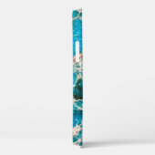 Gemstone Series - Stylish Turquoise Roadmap Hoesje (Achterkant / Rechts)