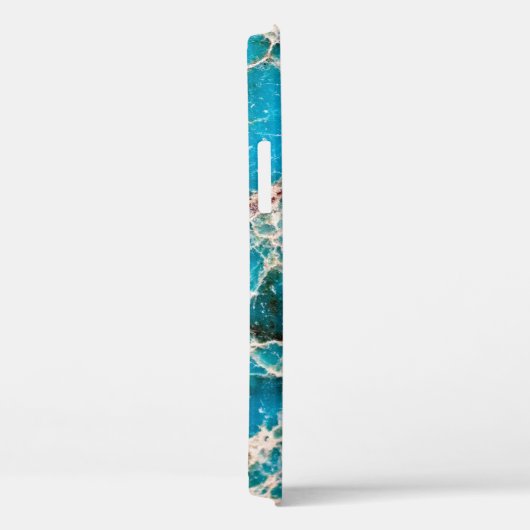 Gemstone Series - Stylish Turquoise Roadmap Hoesje (Achterkant / Rechts)