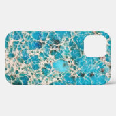Gemstone Series - Turquoise Case-Mate iPhone Case (Achterkant (horizontaal))