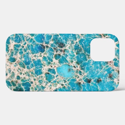 Gemstone Series -  Turquoise Case-Mate iPhone Case (Achterkant (horizontaal))
