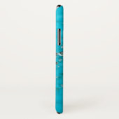 Gemstone Series - Turquoise Case-Mate iPhone Case (Achterkant / rechts)