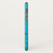 Gemstone Series - Turquoise Case-Mate iPhone Case (Achterkant/links)