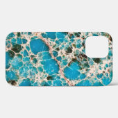 Gemstone Series - Turquoise Mosaic Case-Mate iPhone Case (Achterkant (horizontaal))