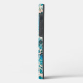 Gemstone Series - Turquoise Roadmap Case-Mate iPhone Case (Achterkant / Links)
