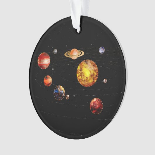Gemstone Solar-systeem Ornament (voorkant)