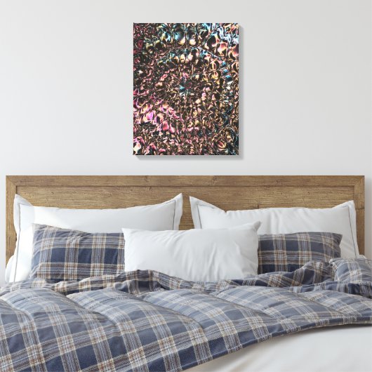 Gemstone Spiral Canvas Afdruk (Insitu (Slaapkamer))