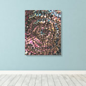 Gemstone Spiral Canvas Afdruk (Insitu (Houten vloer))