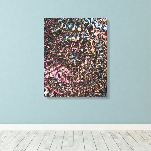 Gemstone Spiral Canvas Afdruk (Insitu (Houten vloer))