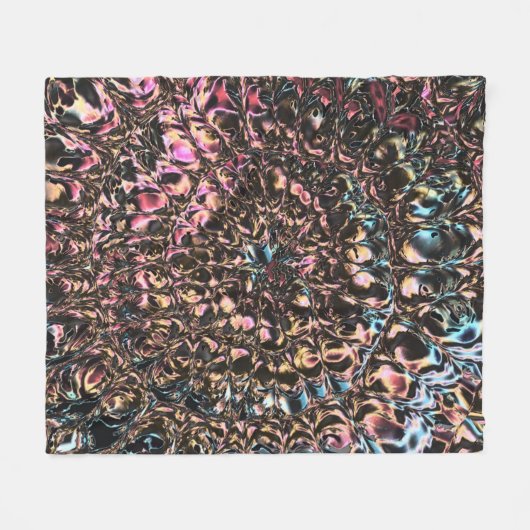 Gemstone Spiral Fleece Deken (Voorkant (Horizontaal))