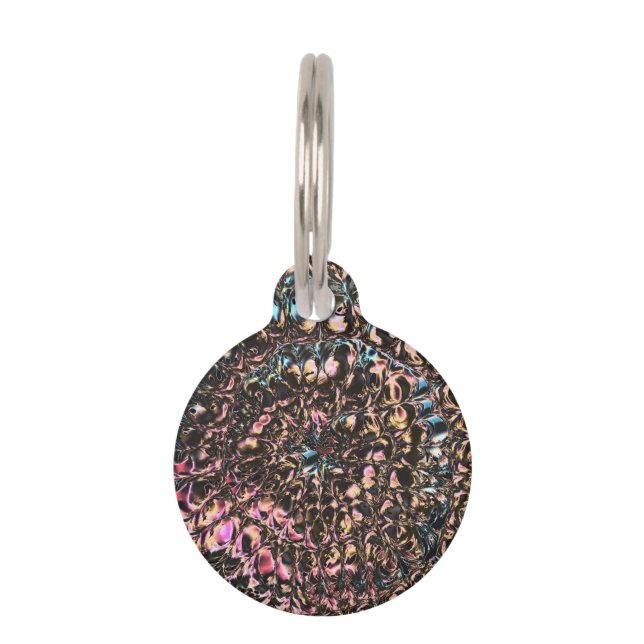 Gemstone Spiral Huisdierpenning (Achterkant)