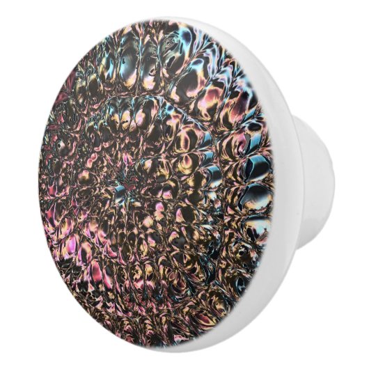 Gemstone Spiral Keramische Knop (Rechts)