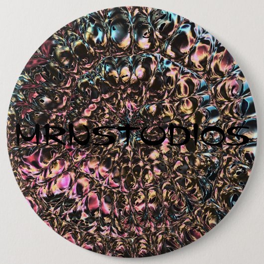 Gemstone Spiral MRNSTUDIOS Ronde Button 6,0 Cm (Voorkant)