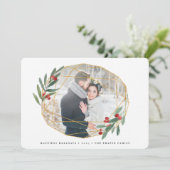 Gemstone | Vakantieknopkaart Feestdagenkaart (Staand voorkant)