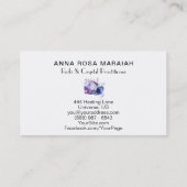 * Gemstone Waterverf Universe Reiki Crystal Gem Visitekaartje (Achterkant)