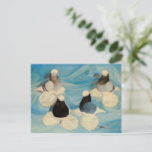 Gemufferde tumblers Vier Briefkaart (Staand voorkant)