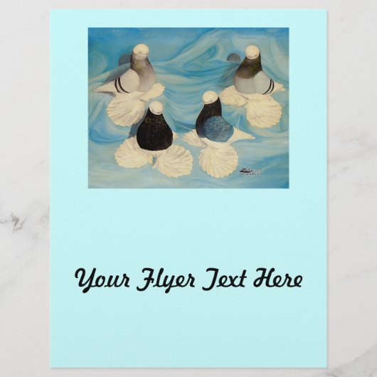 Gemufferde tumblers Vier Flyer (Voorkant)