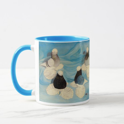 Gemufferde tumblers Vier Mok (Links)