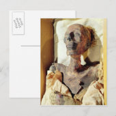 Gemummificeerd lichaam van Ramesses II gevonden in Briefkaart (Voorkant / Achterkant)