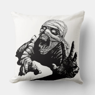 gemummificeerde zombie kussen