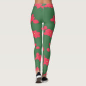 Gemusterd groen leggings (Achterkant)