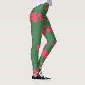 Gemusterd groen leggings (Rechts)
