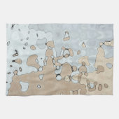 Gemuteerde aartafonen theedoek (Horizontaal)