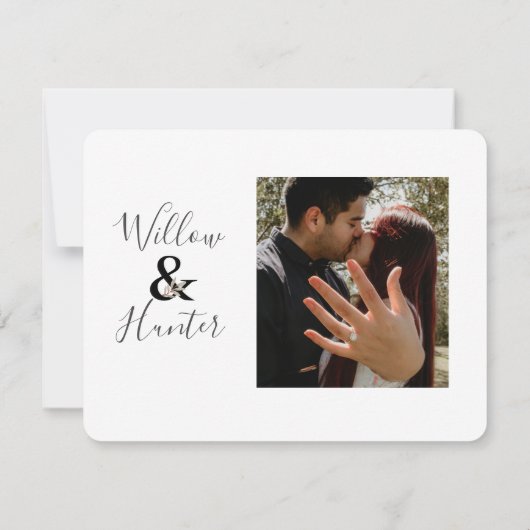 Gemuteerde botanische Verloving Foto slaat de datu (Achterkant)