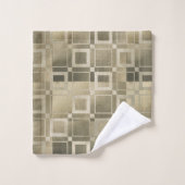 Gemuteerde gouden vierkantjes Modern geometrische  Bad Handdoek (Wasdoekje)
