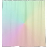 GeMuteerde gradiënt Ombre regenboogpasta esthetisc Douchegordijn (Voorkant)