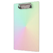 GeMuteerde gradiënt Ombre regenboogpasta esthetisc Klembord (Links)