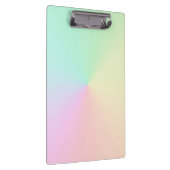 GeMuteerde gradiënt Ombre regenboogpasta esthetisc Klembord (Rechts)