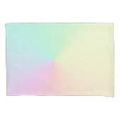 GeMuteerde gradiënt Ombre regenboogpasta esthetisc Kussensloop (Voorkant)