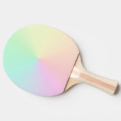 GeMuteerde gradiënt Ombre regenboogpasta esthetisc Tafeltennisbatje (Zijkant)