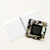 Gemuteerde Hibiscus Inspirerend Gotische Bloemen Notitieboek (Binnen)