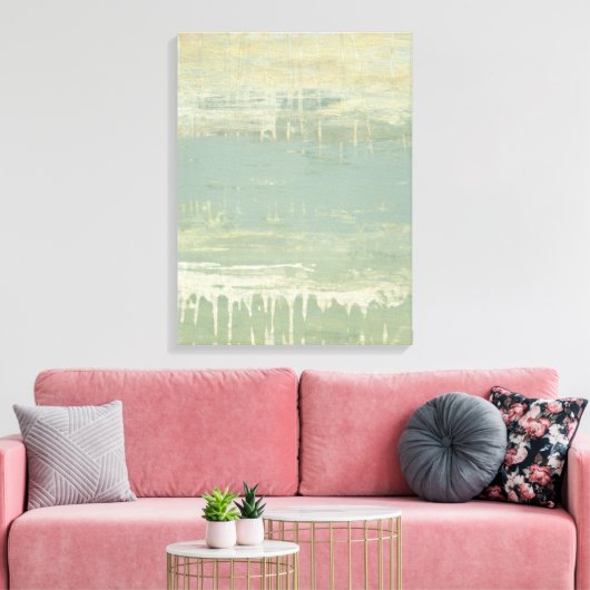 Gemuteerde horizon canvas afdruk (Insitu (Woonkamer))
