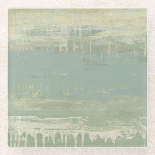 Gemuteerde horizon glazen onderzetter (Voorkant)