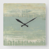 Gemuteerde horizon vierkante klok (Voorkant)