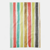 Gemuteerde multigekleurde strepen voor penselen theedoek (Verticaal)