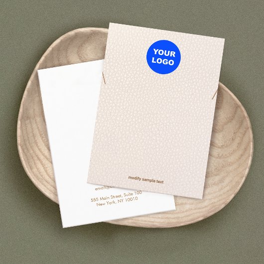 Gemuteerde roze voeg Logo-Ketting-racelet display Visitekaartje