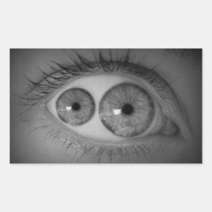 Gemuteerde Stickers in het oog