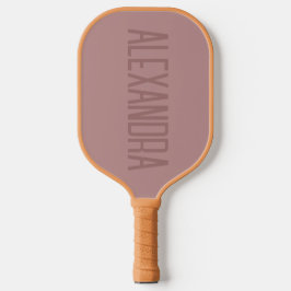 Gemutte Roze Moderne Naam Pickleball Paddle