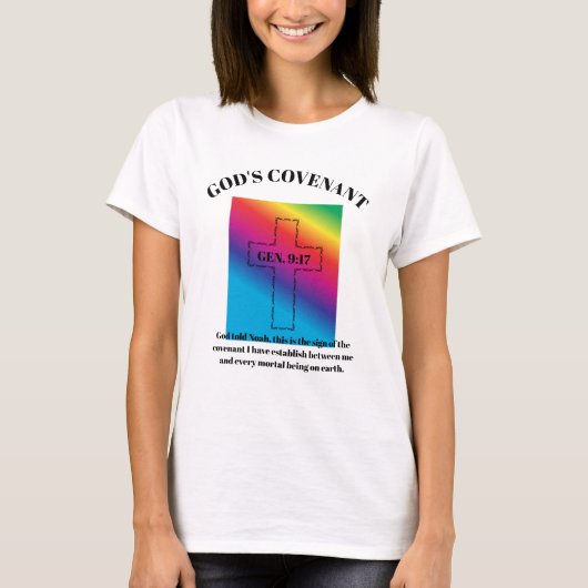 Gen. 9:17 Gods convenant T-shirt (Voorkant)