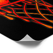 Gen Alpha Slang Kids 67 Basketball Ice Cream Drip  Poster (Hoek)