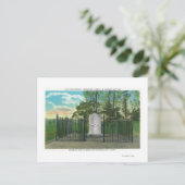 Gen. Benedict Arnold's linkerpoot monument Briefkaart (Staand voorkant)