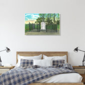 Gen. Benedict Arnold's linkerpoot monument Canvas Afdruk (Insitu (Slaapkamer))