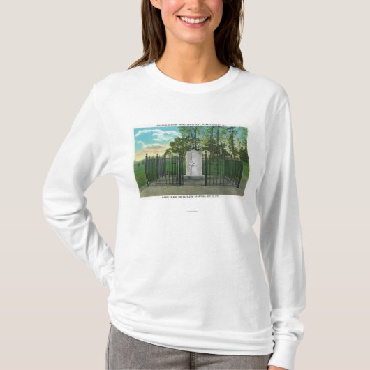 Gen. Benedict Arnold's linkerpoot monument T-shirt (Voorkant)