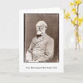 Gen. Bureaugard Burchard, CSA Kaart (Gele Bloem)