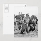Gen. Douglas MacArthur wades ashore_War Afbeelding Briefkaart (Voorkant / Achterkant)