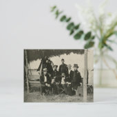 Gen. Grierson en staf Briefkaart (Staand voorkant)